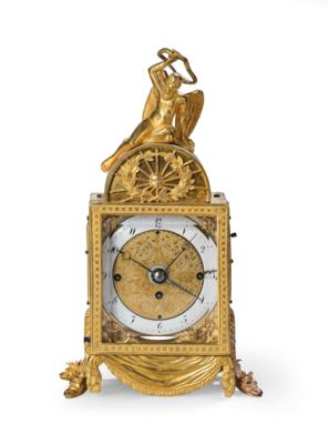 A Neoclassical Travel Alarm “Chronos”, - Furniture, Works of Art, Glass & Porcelain