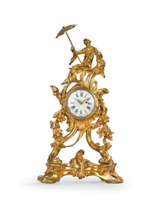 A Louis XV Miniature Ormolu Table Clock, Pocket-Watch Verge Movement “Les Duvaux à Dole”, - Mobili e anitiquariato, vetri e porcellane