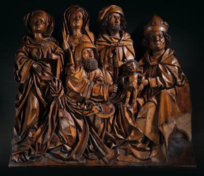 Michael Pacher (Tyrol c. 1435- 1498 Salzburg) - Relief Depiction of the Circumcision of Christ, - Mobili e anitiquariato, vetri e porcellane