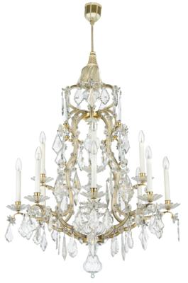 A Magnificent Salon Chandelier in Crown Shape, - Furniture, Works of Art, Glass & Porcelain