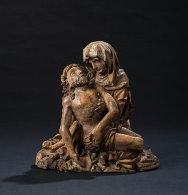 A Late Gothic Pietà, - Nábytek, starožitnosti, sklo a porcelán