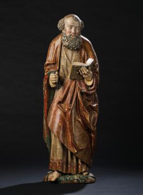 A Late Gothic Saint Peter, - Nábytek, starožitnosti, sklo a porcelán