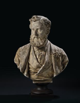 Viktor Tilgner (Pressburg 1844 - 1896 Vienna), Plaster Model of a Bust, - Mobili e anitiquariato, vetri e porcellane