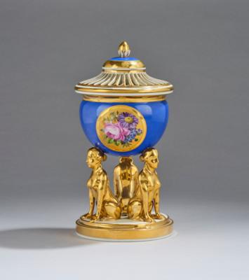 Zuckergefäß, Kaiserliche Manufaktur, Wien 1824, - Möbel, Antiquitäten, Glas & Porzellan