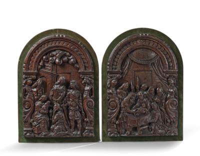 Two Reliefs, Adoration of the Magi and Circumcision of the Lord, - Furniture, Works of Art, Glass & Porcelain