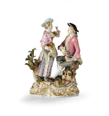 An Allegory of Taste, Meissen, Second Half of the 19th Century, - Vídeňská Sbírka II