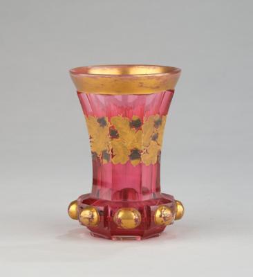 A Beaker, Bohemia c. 1840, - Una Collezione Viennese II