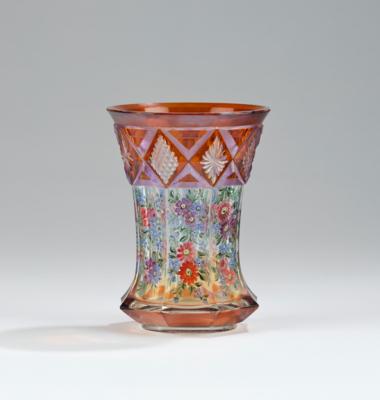 A Beaker with Glaze Painting, c. 1840, Friedrich Egermann (1777-1864), Blottendorf or Haida, Northern Bohemia, - Una Collezione Viennese II