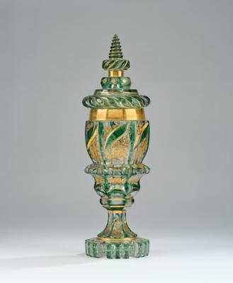 A Goblet with Cover, Harrach’sche Hütte, Neuwelt, 1840, c. 1840, - Vídeňská Sbírka II