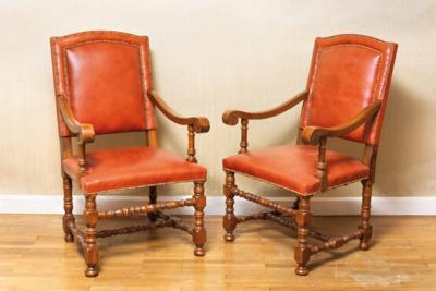 A Pair of Armchairs in Early Baroque Style, - A Viennese Collection II