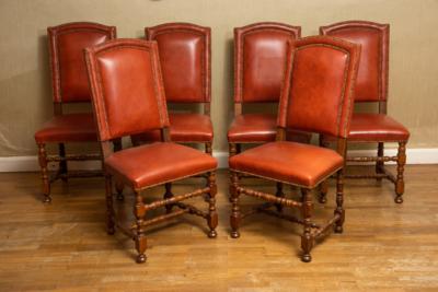 A Set of 6 Chairs in Early Baroque Style, - Vídeňská Sbírka II