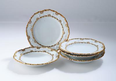 5 Plates, Porzellanmanufaktur Elbogen, c. 1838, - Vídeňská Sbírka III