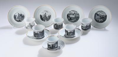 7 Cups with Saucers, - Una Collezione Viennese III