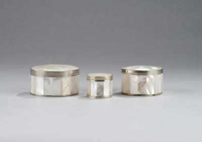 Three Mother-of-Pearl Boxes, - A Viennese Collection III
