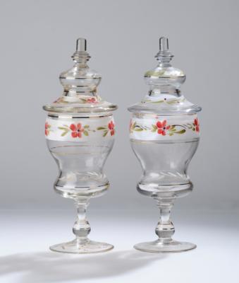 A Pair of Goblets with Lid, - Vídeňská Sbírka III