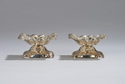 A Pair of Viennese Beidermeier Condiment Bowls, - Vídeňská Sbírka III