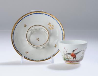 A Trembleuse Saucer, 1 Cup, Imperial Manufactory, - A Viennese Collection III