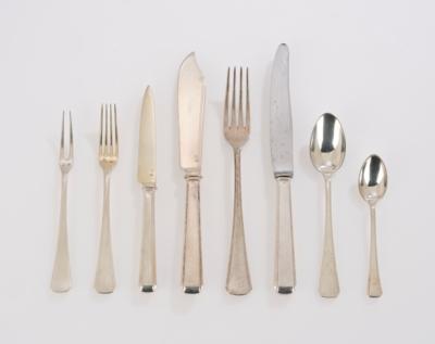 A Complete Viennese Cutlery Set for at least 6 Persons, - Una Collezione Viennese III