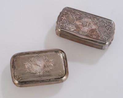 Two Prague Covered Boxes, - A Viennese Collection III