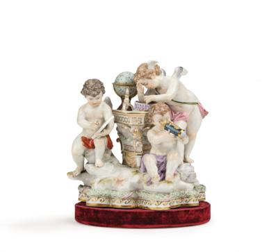 An Allegory of Astronomy, Meissen, Second Half of the 19th Century, - Furniture, Works of Art, Glass & Porcelain