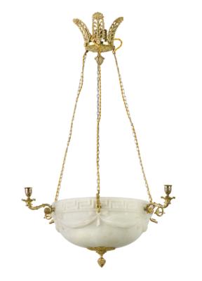 An Empire Ceiling Lamp, - Nábytek, starožitnosti, sklo a porcelán