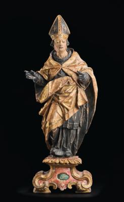 An Early Baroque Saint Bishop, - Furniture, Works of Art, Glass & Porcelain