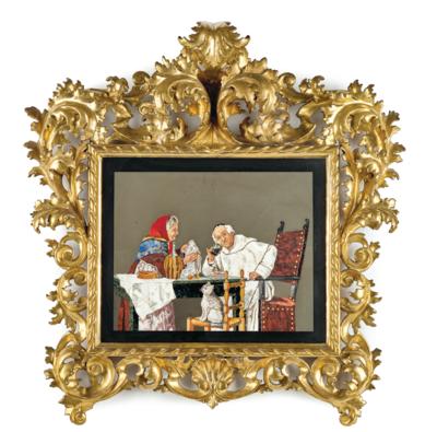 A Large Pietra Dura Picture, - Nábytek, starožitnosti, sklo a porcelán
