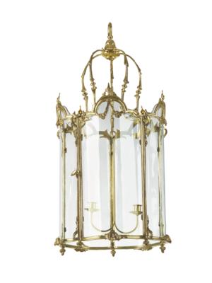 Laterne für 2 Kerzen im Louis XV-Stil, - Möbel, Antiquitäten, Glas & Porzellan