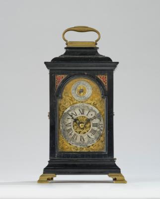 A Miniature Baroque Bracket Clock (‘Stockuhr’), - Nábytek, starožitnosti, sklo a porcelán