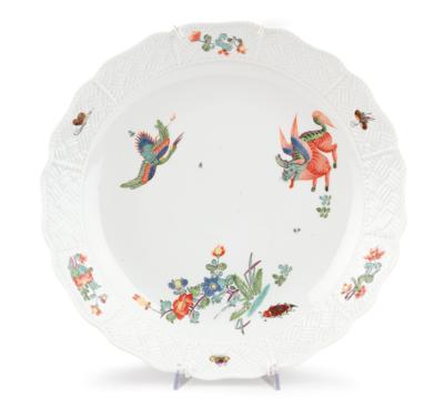 A Plate with Ch’i-lin Decoration, Meissen c. 1735–40, - Furniture, Works of Art, Glass & Porcelain