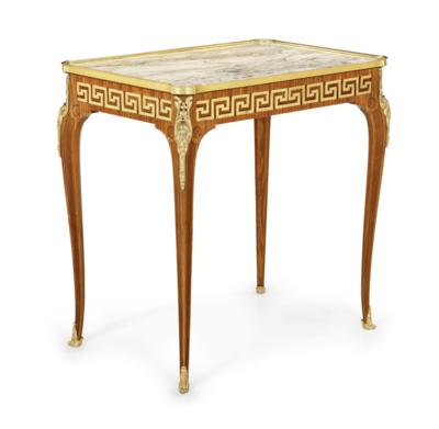 A French Rectangular Salon Table, - Nábytek, starožitnosti, sklo a porcelán