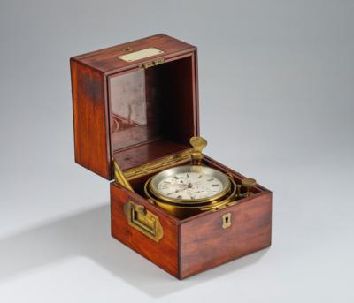 Seltenes Österreichisches Marinechronometer “A. Arway, Wien, No. 15”, - Möbel, Antiquitäten, Glas & Porzellan