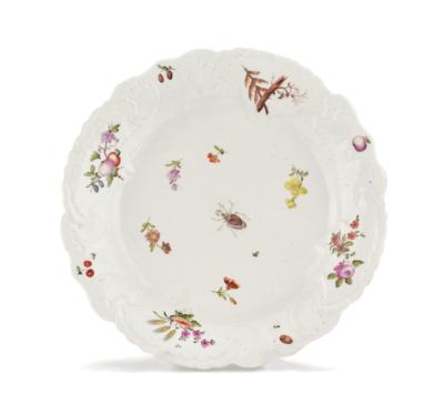 A Plate, Imperial Manufactory, Vienna c. 1760/70, - Mobili e antiquariato, vetri e porcellane