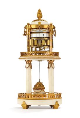 A Table Clock “Temple d’Amour”, - Mobili e antiquariato, vetri e porcellane