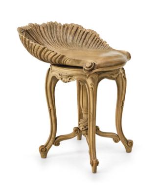 An Unusual Historicist Stool, - Furniture, Works of Art, Glass & Porcelain