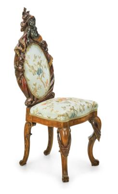 Ungewöhnlicher italienischer Sessel, - Möbel, Antiquitäten, Glas & Porzellan