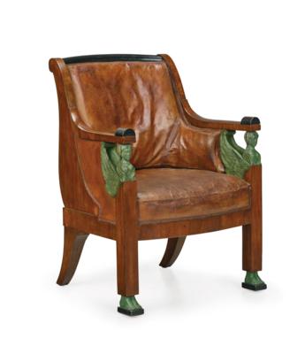 Empire - Bergère bzw. Fauteuil, - Sbírka Otto von Mitzlaff