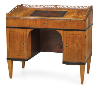 Frühbiedermeier Wandschreibsekretär, - Sammlung Otto von Mitzlaff