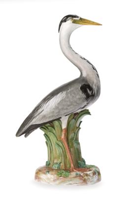 A Heron, Meissen c. 1850 - Nábytek, starožitnosti, sklo a porcelán