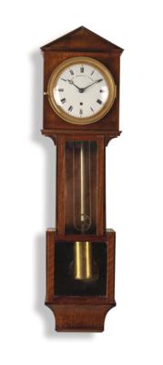 A Small Biedermeier Lantern Clock with 1-Week Power Reserve “Franz Lobmayer in Tyrnau”, - Nábytek, starožitnosti, sklo a porcelán