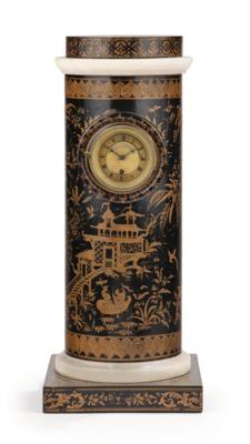 A Small Viennese Neo-Classical Column Clock, “Jessner K. K. Hofuhrmacher”, - Furniture, Works of Art, Glass & Porcelain