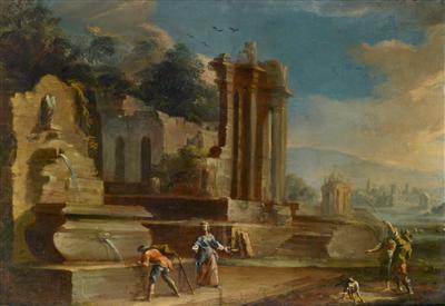 Scuola genovese della prima  metà del XVIII secolo - Dipinti antichi