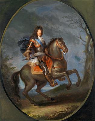 Equestrian Portrait of Louis XIV by MIGNARD, Pierre