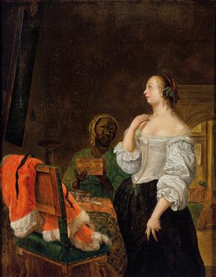 Workshop of Frans van Mieris - Obrazy starých mistrů