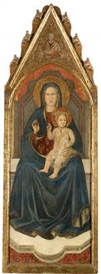 Master of the Straus Madonna (Ambrogio di Baldese?) - Old Master Paintings