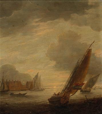 Follower of Jan van Goyen – a pair (2) - Dipinti antichi