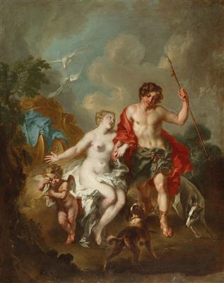 French School, 18th Century - a pair (2) - Old Master Paintings