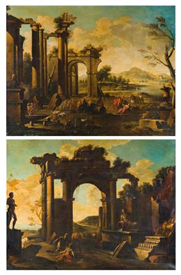 Domenico Roberti, und Pier Francesco Garola (?), Pendants (2) - Alte Meister