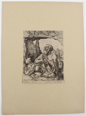 Hieronymus Wierix - Meisterzeichnungen, Druckgraphik bis 1900, Aquarelle und Miniaturen