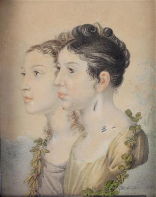Deutscher Miniaturist, um 1810 - Portraits und Minaturen